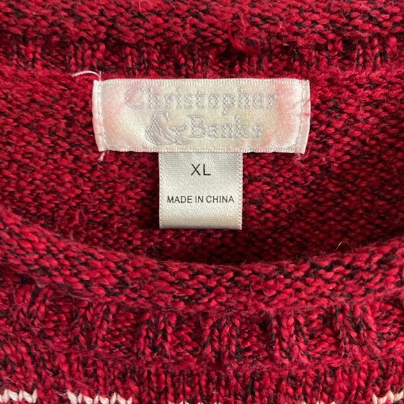 Vintage Red Horse Knit Sweater - Picture 7 of 9